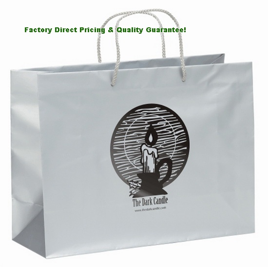 Factory Direct Handled Matte Shopping Bags