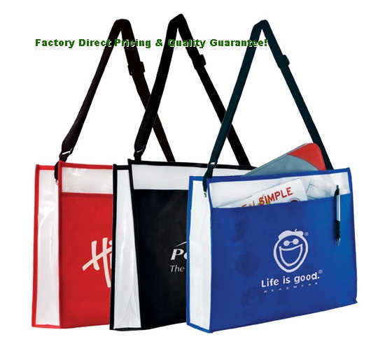 Factory Direct Courier Laminate Sling Bag