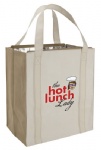 Branded Insulated Tote With Zipper Closure