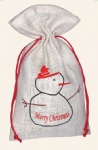 Factory Direct Christmas Jute Pouch